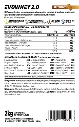 Concentrado-de-Proteina-de-Suero-de-HSN-Evowhey-Protein-20-Sabor-Speculoos-2-Kg-67-Tomas-por-Envase-Whey-Protein-Concentrate-No-GMO-Vegetariano-Sin-Gluten-ni-Soja