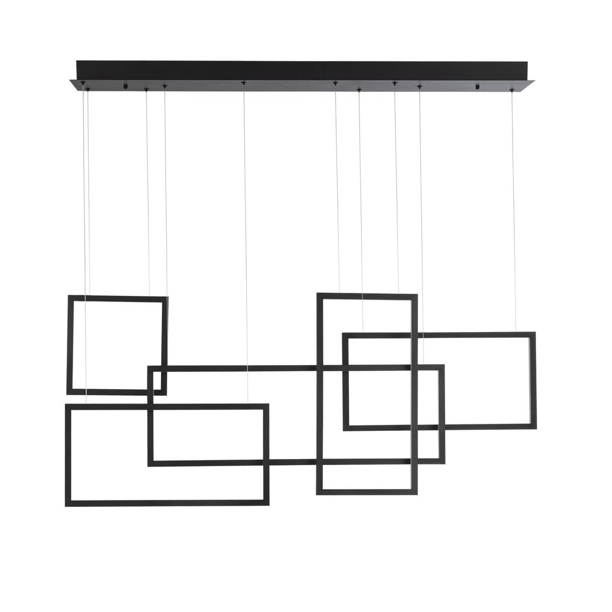 Oprawa wisząca Led suspension NOVA LUCE CORNICE 9142765 Czarny