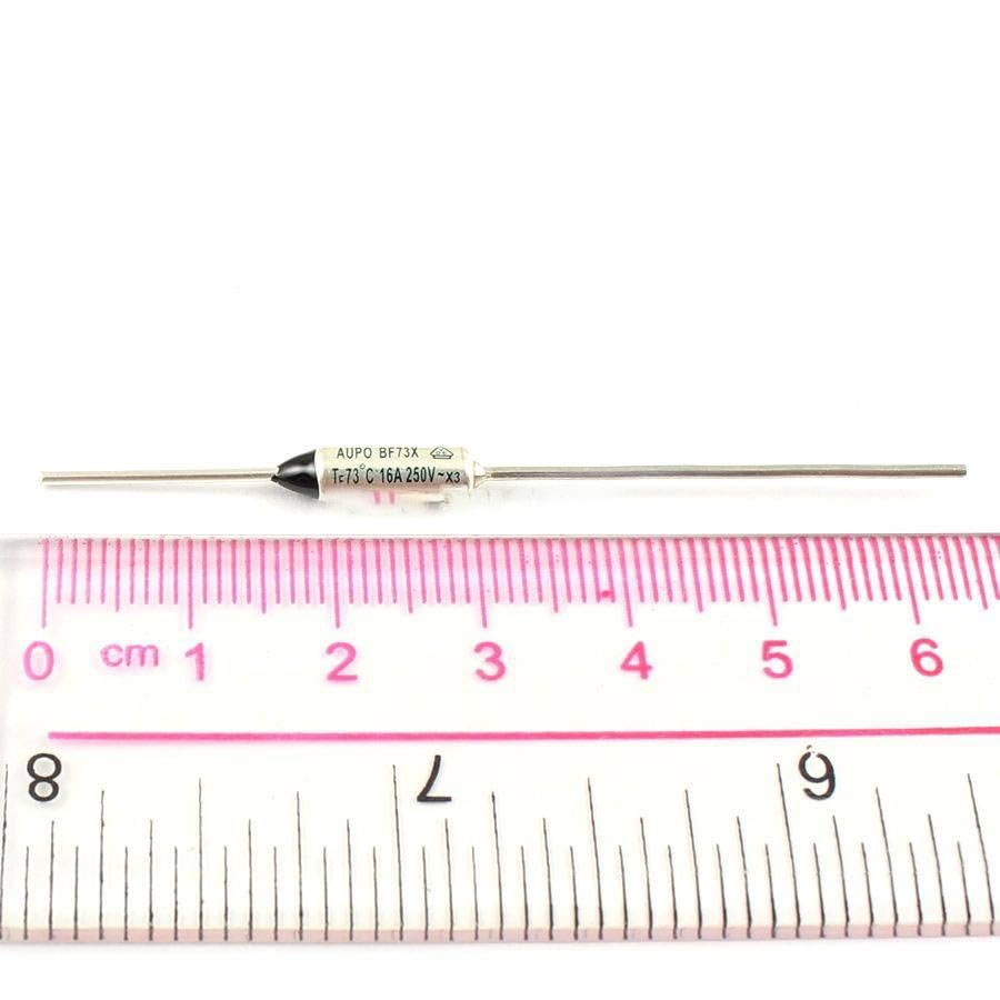 Generic 10 Pcs Thermal Fuse Cutoff TF 73 Degree 250V 16A BF73X