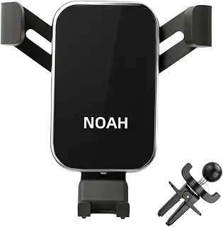ノア NOAH 専用 スマホスタンド エアコン吹き出し口 ダッシュボード 車内収納 スマホ固定 | 重力式スマホホルダー クリップ式 縦向き固定 振動防止 片手操作 車 アクセサリー