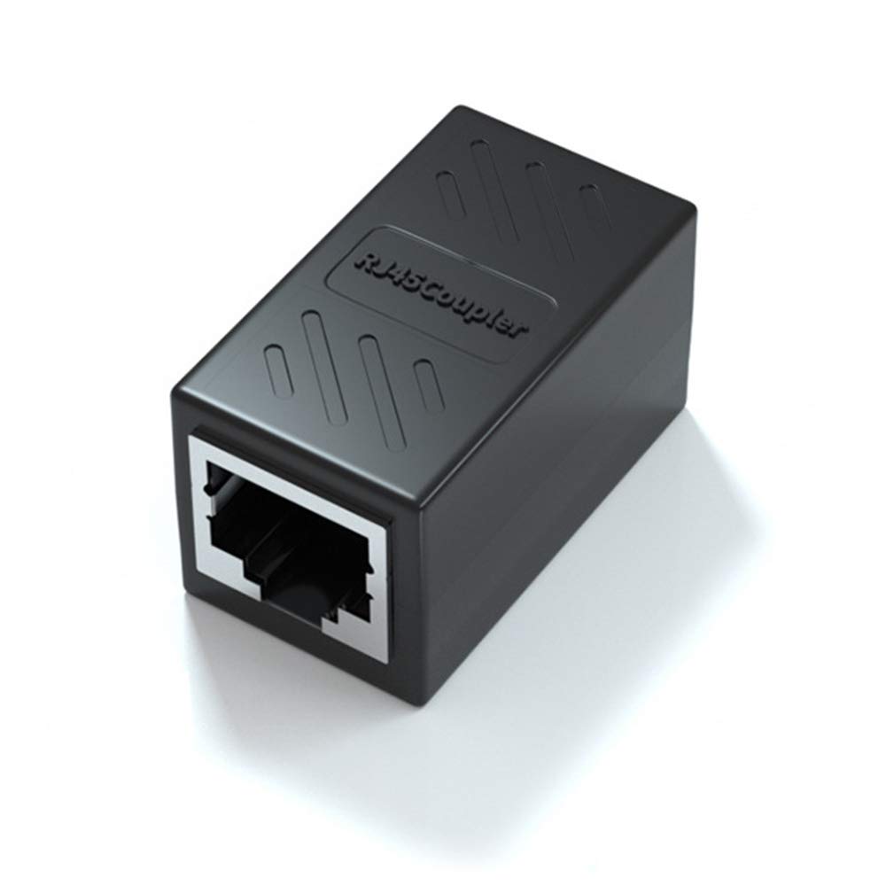 HUAKE LANケーブル用中継コネクタ コンパクト ギガビット RJ45 延長…