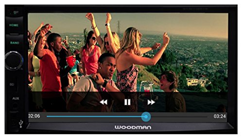 Woodman WM-2019 Double Din Car Stereo (Black)