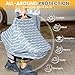 Orzbow Baby Car Seat Cover, Breathable Car Seat Canopy for Girls Boys with Mesh Window, Lightweight Baby Carrier Cover for Wind, Dust, Sun and Insects Protection, Universal Fit, Gray
