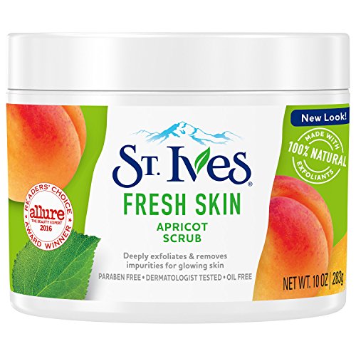 St. Ives Fresh Skin Face Scrub, Apricot, 10 oz