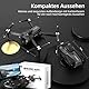 Drohne mit Kamera 4K, Bürstenloser Motor, 360°Flip, Headless Modus, WiFi, 5G Bildübertragung, Faltbar, One Touch Start/Stop mit 2 x 20 Minuten Batterien, Tragetasche,Kinderspielzeug Geschenk Drohne