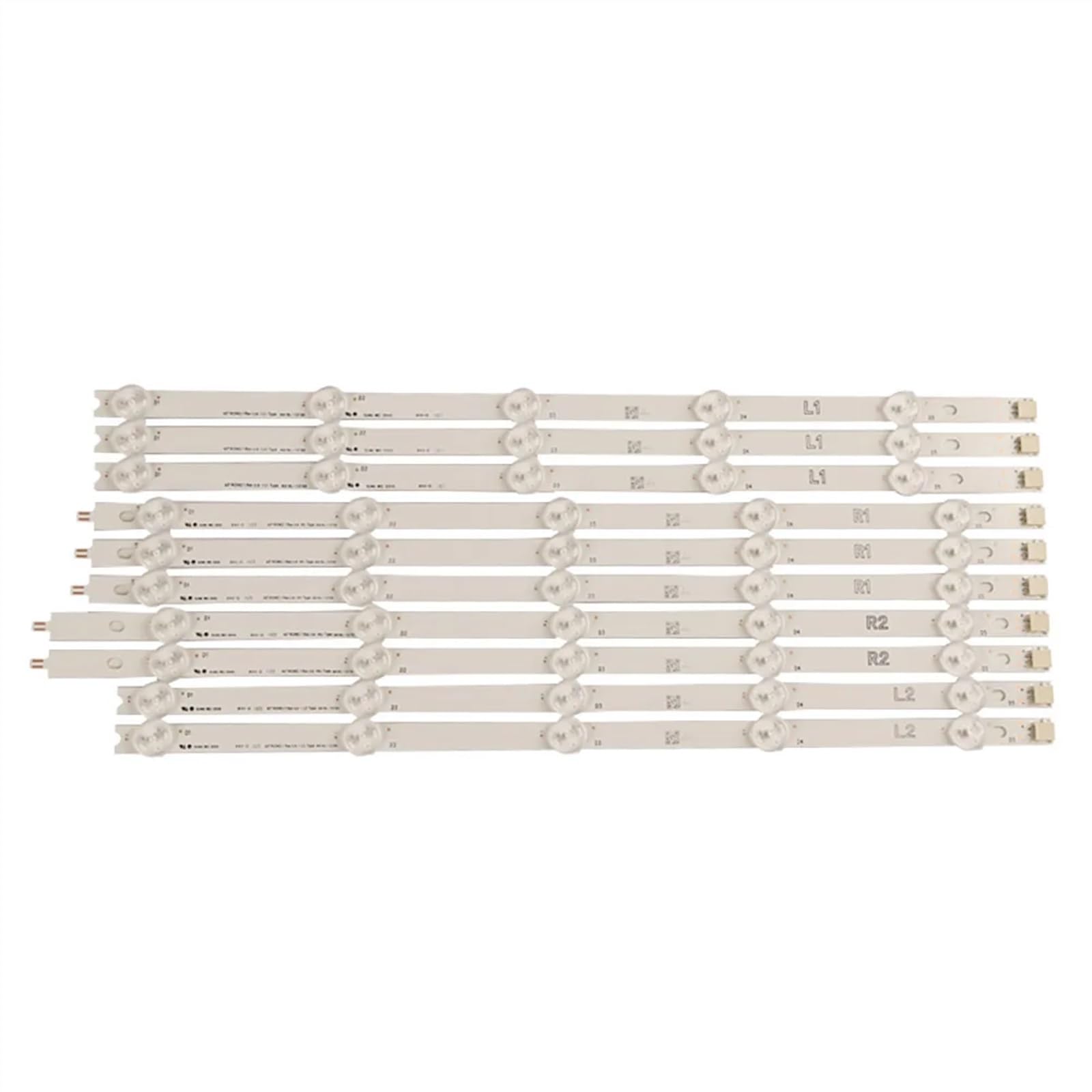 10PCS LED Backlight Strip Compatible with LG 42 TV 6916L-1385A 6916L-1386A 6916L-1387A 6916L-1388A 42LA620S 42LA620V 42LA615V 42LN5400 Color