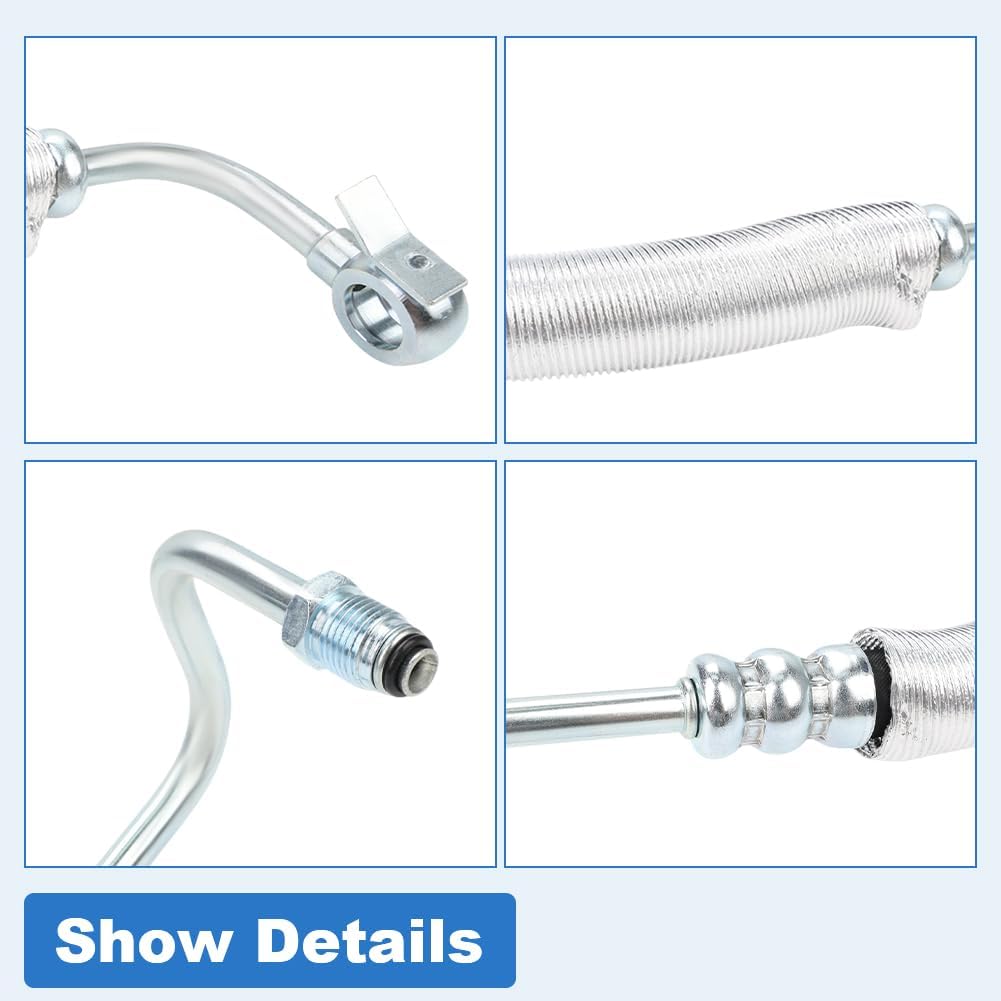 Power Steering Pressure Hose Compatible with Toyota Highlander 3.0L V6 2001 2002 2003, Replacement for 3401189, 4441048100