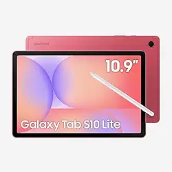 Galaxy Tab S10 Lite, 128GB, Tela 10.9", WIFI, Vermelho