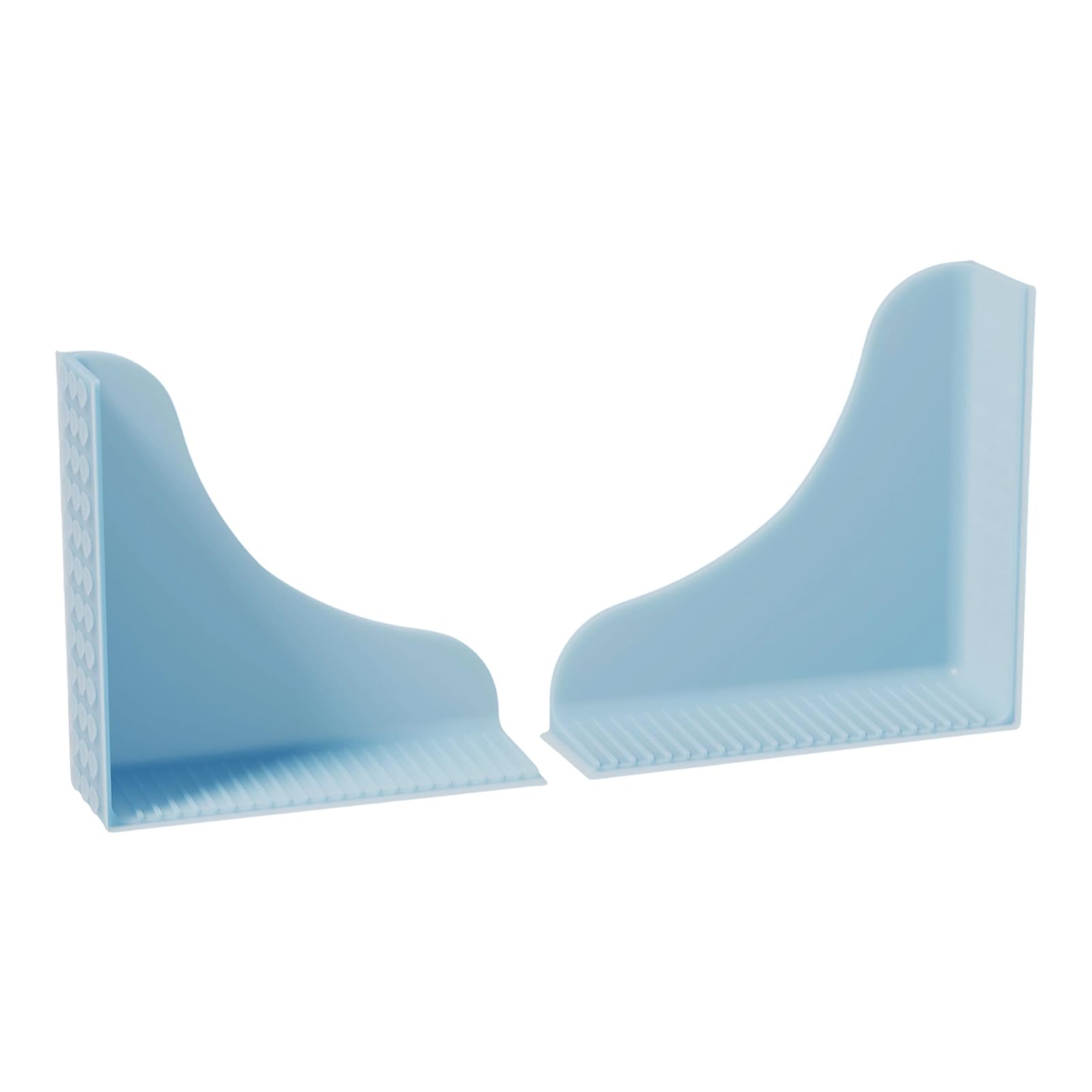 Jiingekk Blue Bathroom Water Deflectors Waterproof Bathtubs Guards Splash Protector With Strong Adhesive Shower Splash Guards