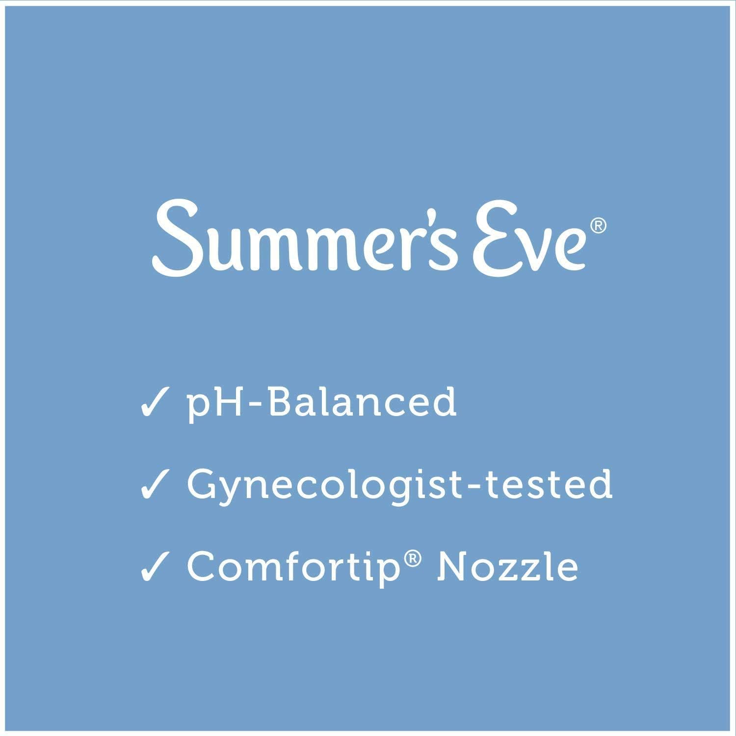 Summer's Eve, Feminine Cleansing Douche, Medicated, 2 Ct. 4.5 oz Each (Pack of 1)