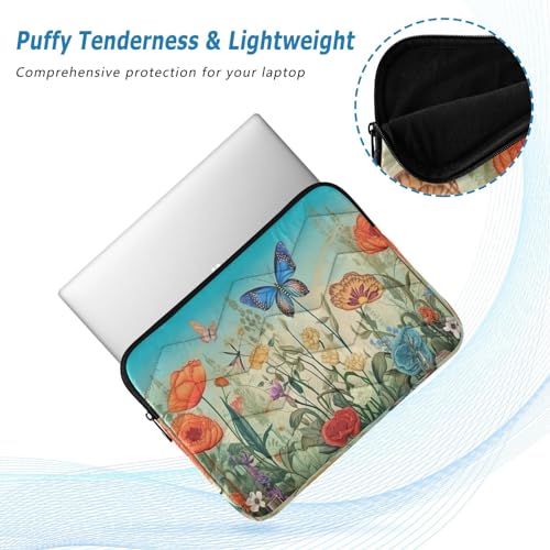 Funda para portátil con flores rústicas 13-14 pulgadas miniatura 5