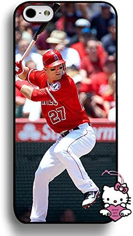 Iphon 6 6S Plus Case [MIke Trout] Iphone 6 Plus (5.5 Inch) Case Personalized for Boys Rigid Plastic Case Cover for Iphone 6 Plus