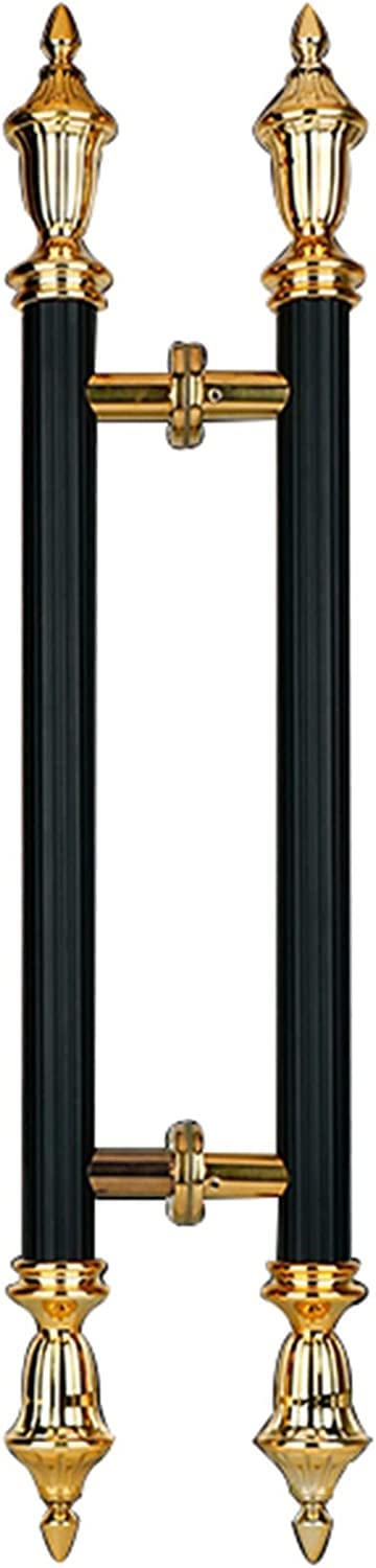 DFGHNBVC Door Handle Door Pull Handle Sliding Barn Modern Barn Classic Double Sided Push Pull Modern Works As Modern Entry Barn Garage Handle Pulls,Black#1-Length 100Cm(39.4Inch)