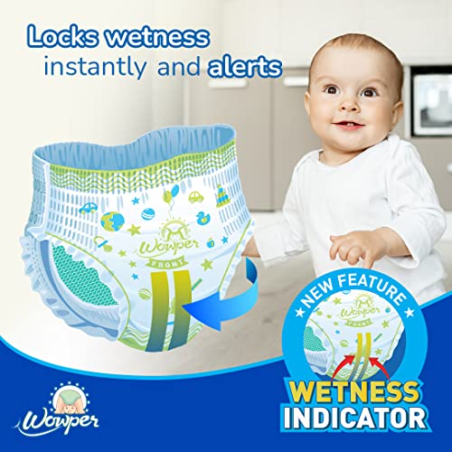 Wowper Baby Diapers XXL 32 count Wetness Indicator Anti Rash up