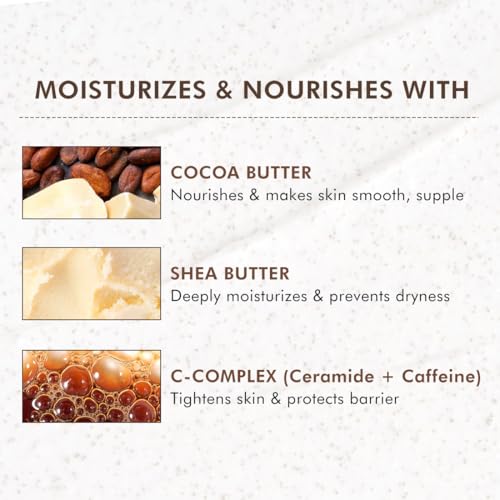 Image of mCaffeine Pore Clearing Coffee & Cookie Face Scrub | Remove Blackheads, Detan & Exfoliate Dead Skin | 4.5% Exfoliants - Walnuts, Coffee, Charcoal, Clay | Glowing Skin Face Scrub for Women & Men - 100g