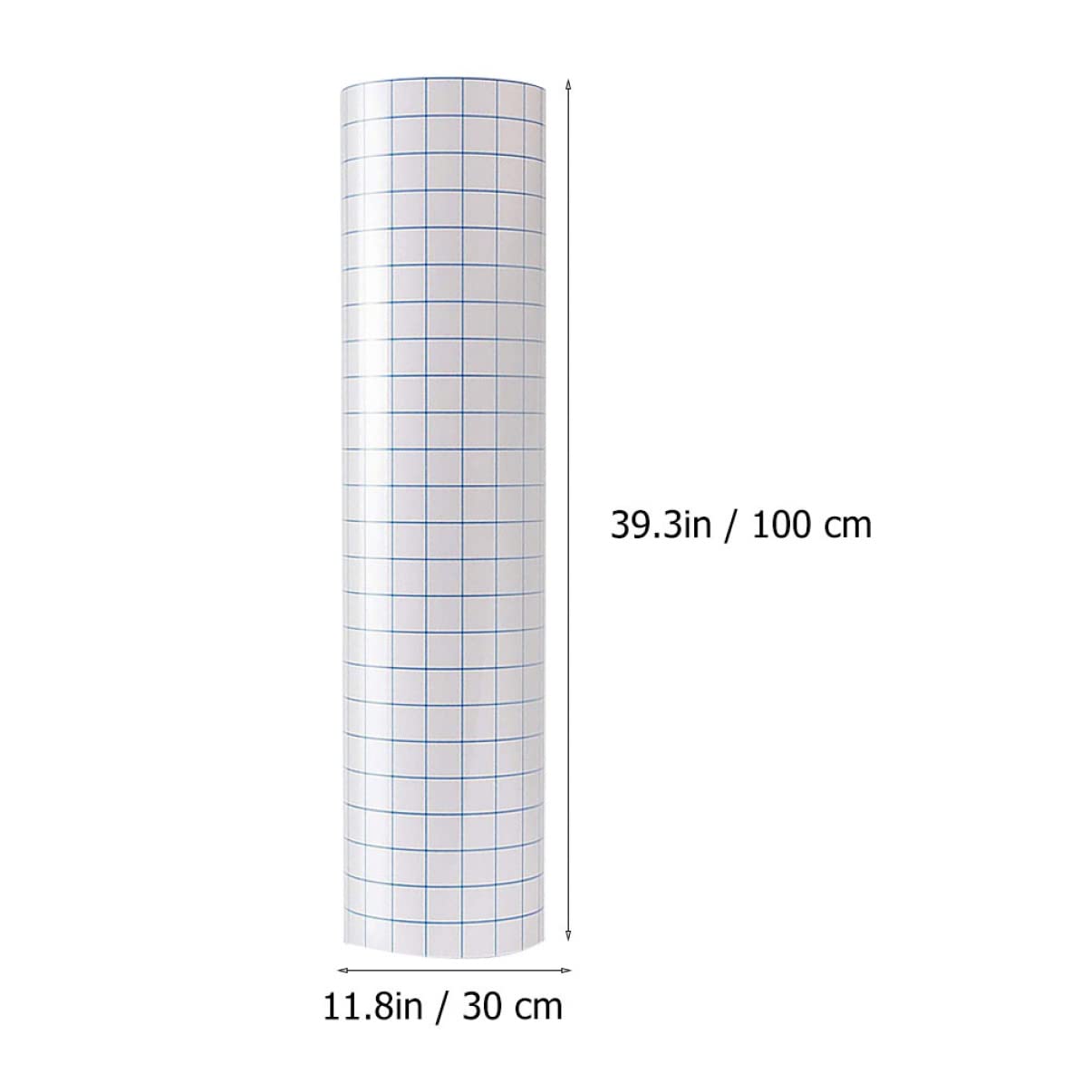 Housoutil Vinyl Transfer Tape Roll 3pcs Transfer Paper Grid Lines for Precise Cutting and Alignment