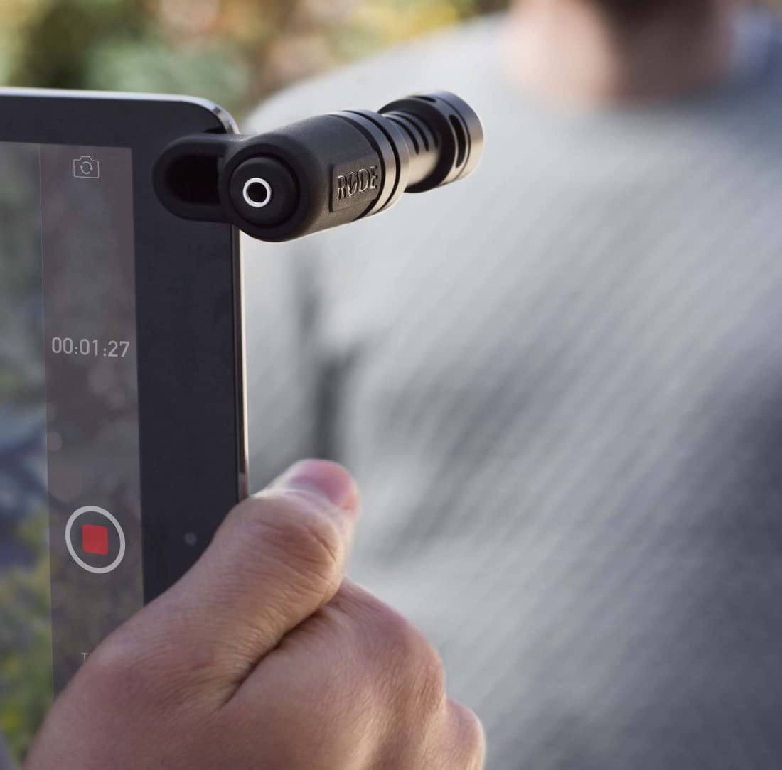 Rode VideoMic ME - Microfono direzionale per iOS e smartphone + custodia Keepdrum