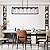 XILICON Dining Rooms Black Chandeliers,Kitchen Island Farmhouse Lighting Fixture Industrial Rustic Ceiling Hanging 6 Light Modern Pendant Light with Glass Shade