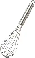 Fouet Fuê Aço Inox Batedor Claras Ovos Molhos Cremes Resistente Ergonômico Cozinha Gourmet Utensílio Profissional