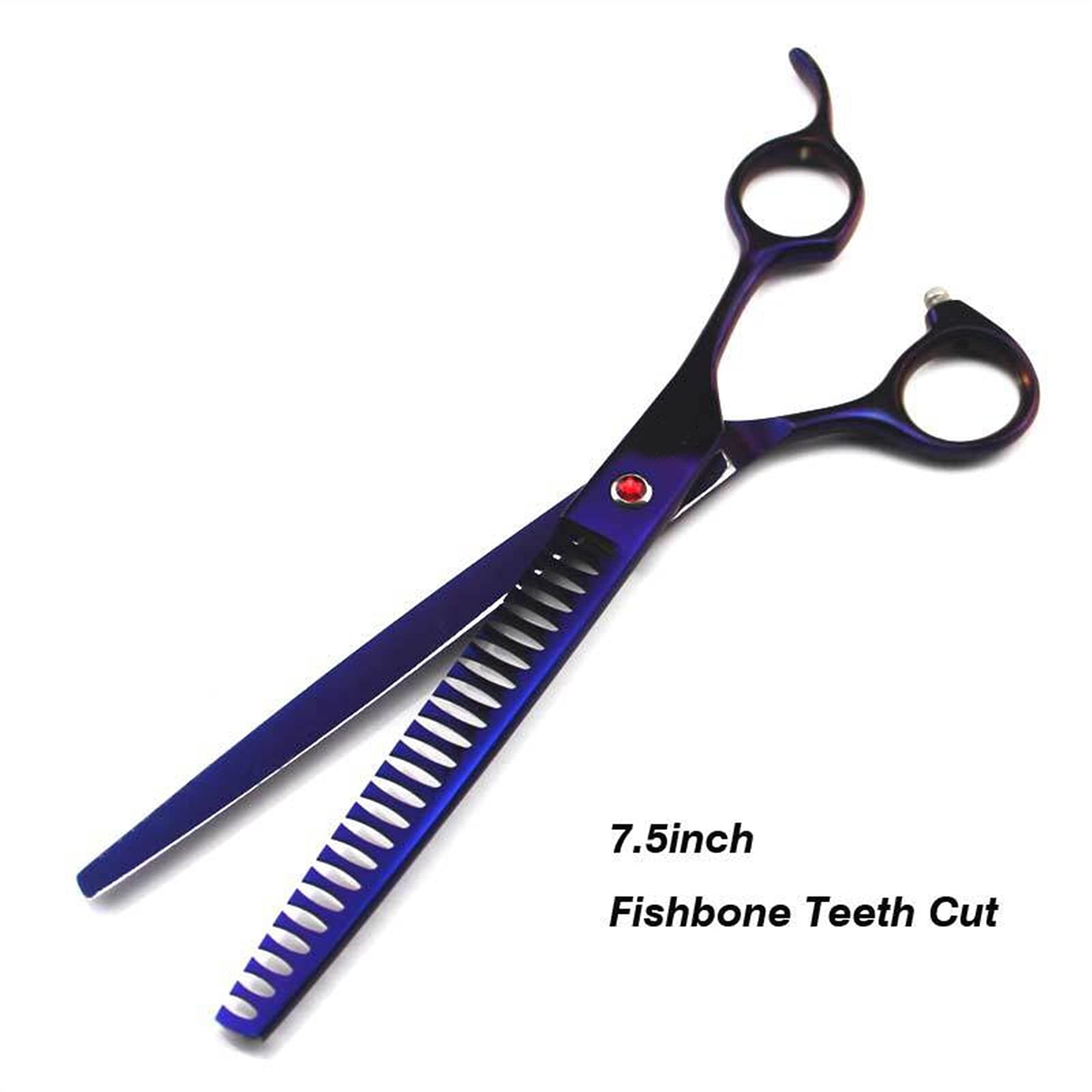 Pet Dogs Gromminghaircutting Forbici Su Giù Cesoie curve Animali con bordo affilato Taglio dei capelli del gatto Kit di strumenti per il taglio del barbiere