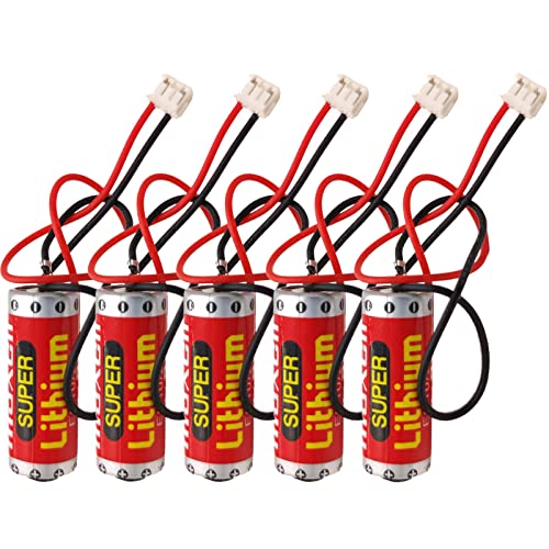 (5 Pack) Batería de repuesto ER10/28 de litio 3.6V miniatura 1
