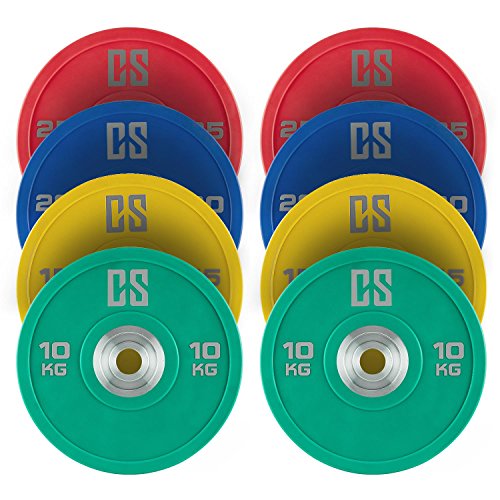 CAPITAL SPORTS Performan Juego completo Discos de peso 4 parejas 10-25 kg...