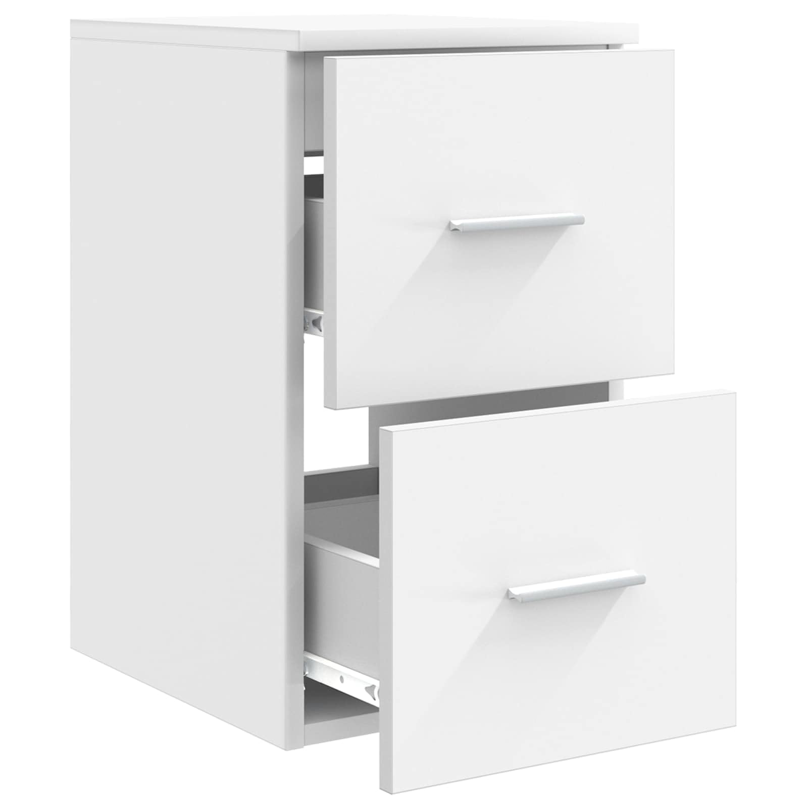 vidaXL Badkamerkast Tussenin Wit 30 x 44,5 x 50 cm Bewerkt hout