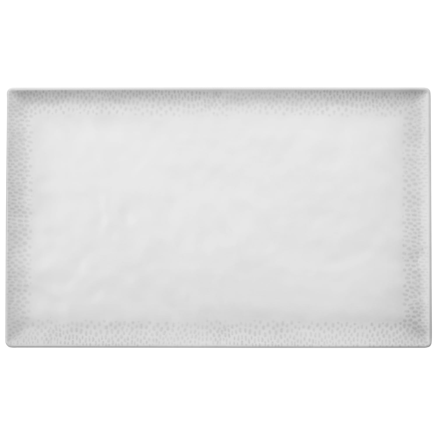 APS 85325 Bandeja GN 1/1 FOOTMARK - Melamina, 53 x 32,5 cm, blanco/gris, sistema GN, apto para lavavajillas
