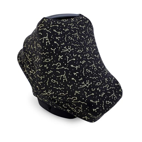 Image of Hudson Baby Unisex Baby Multi-use Car Seat Canopy, Constellation, One Size