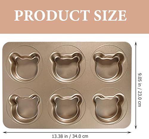 Miniatura 4 de Veemoon Moldes de silicona de 6 cavidades con tapa moldes de silicona antiadherentes para hacer dulces de San Valentín