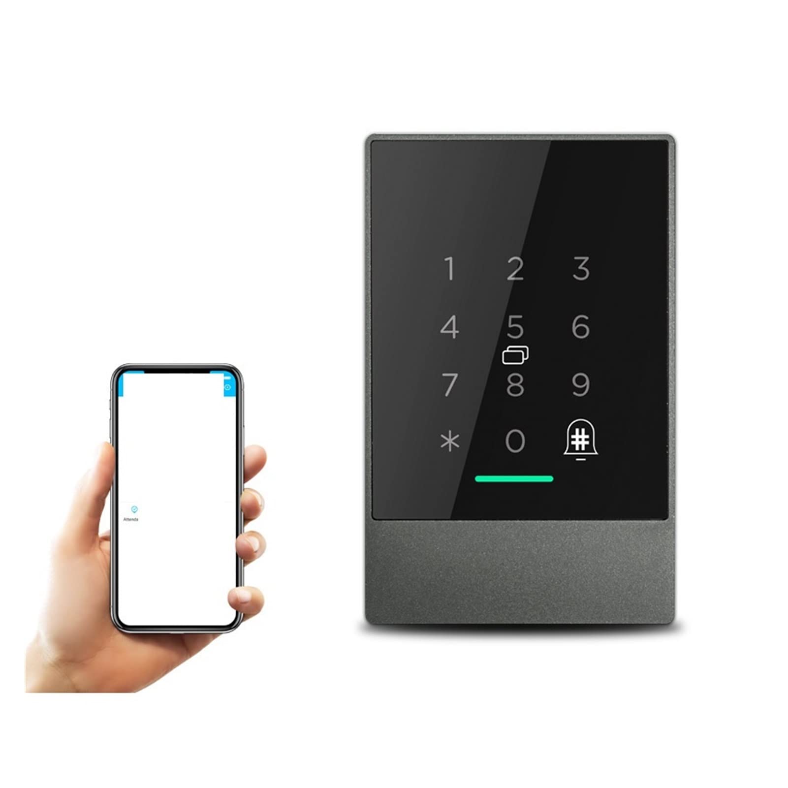 Inteligentny zamek do drzwi, IP66. Wodoodporna kontrola aplikacji Bluetooth Control System Smart Lock