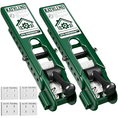 Pro Siding Installation Tools, Siding Gauge Tools, Adjustable Reveal, Heavy-Duty Polycarbonate Build with Non-Slip Pads, Fits 5/16