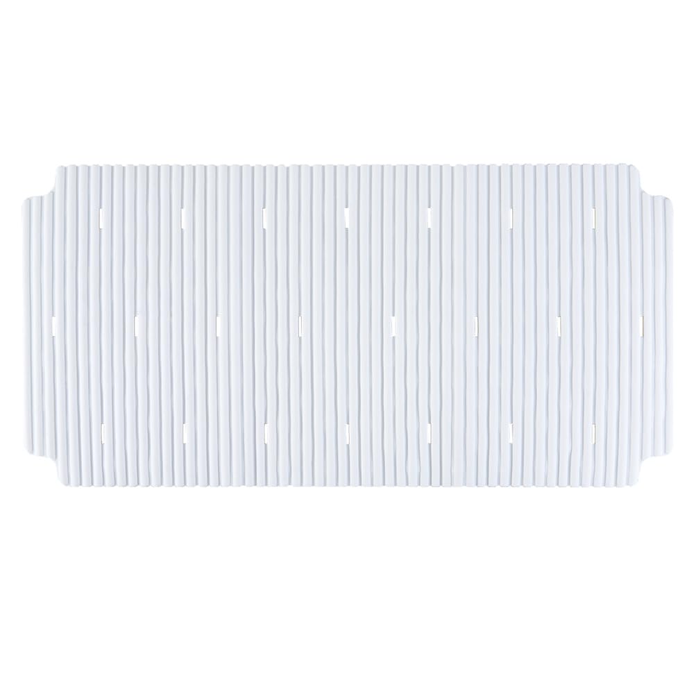 AQUALONA® Luxury Bath Mat, Anti-Mould Non-Slip – Extra Soft TPE, Machine Washable – BPA, Latex, Phthalate Free (Aquamat White) — image 1