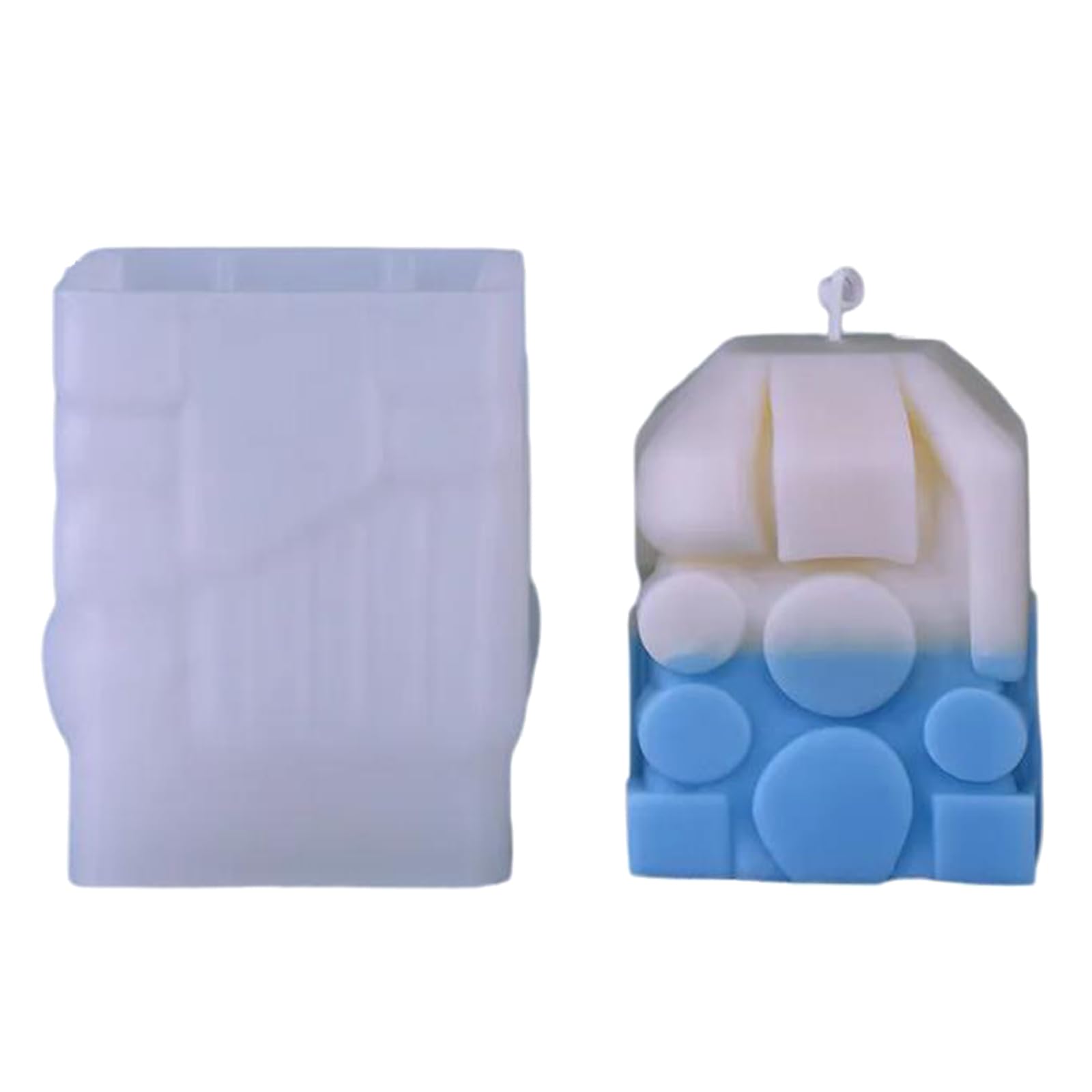 Tsophreniq Cube Molds, 3D Cubic Molds for Soap Craft Home Decorations Crafting