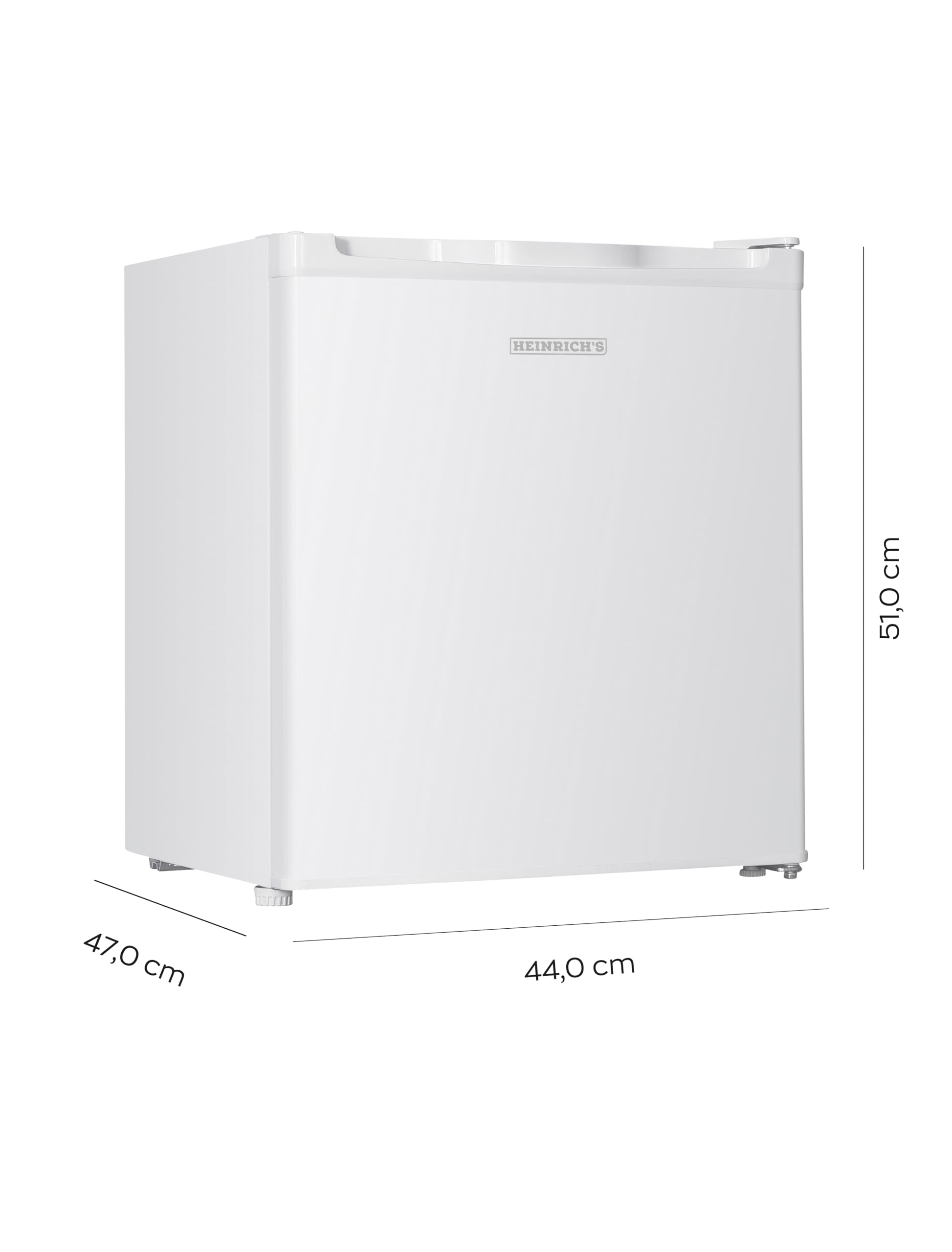 Heinrich´s Mini Gefrierschrank 33L -18°C klein leise 40db Gefrierbox Wechselbarer Türanschlag Mini Gefrierschrank Perfekt für Büro, Camping, Outdoor