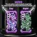 Miqala for Galaxy S25 FE Case,Glow in The Dark Three Layer Heavy Duty Shockproof Protection Hard Plastic Bumper+Soft Silicone Protective Case for Samsung Galaxy S25 FE 5G,Dark Butterfly