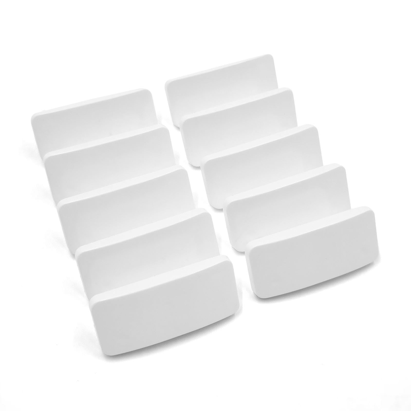 Cockspur Window Handle Striker Plate Wedges (10 Pack) - White (6mm)