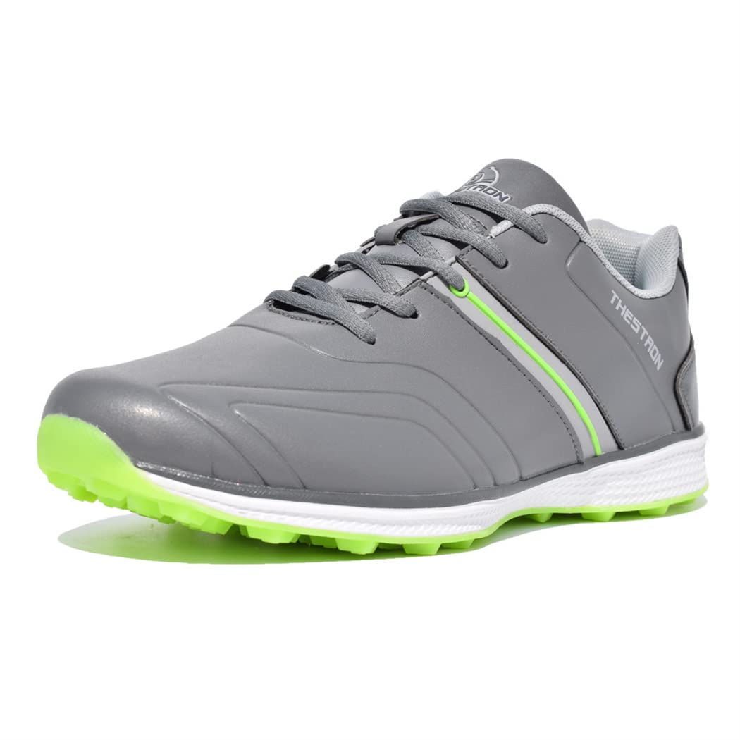 Zapatos De Golf Impermeables para Hombres, Calzado Profesional para Golfistas, Zapatillas De Entrenamiento Antideslizantes para Actividades Al Aire Libre