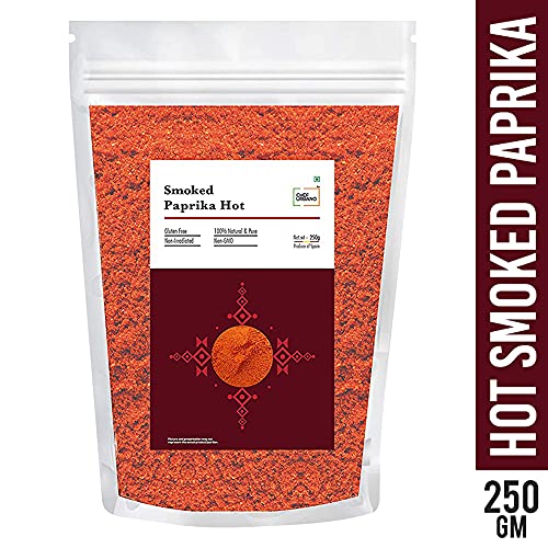 Image of Chef Urbano Smoked Paprika Hot 250g | Produce of Spain | Pimentos | Smoky Flavour | No Artificial Colours | No Preservatives | Vegetarian | 100% Pure & Natural (Pack of 3)