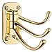 SMEDBO Triple Coat Hook 3 1/4", Polished Brass