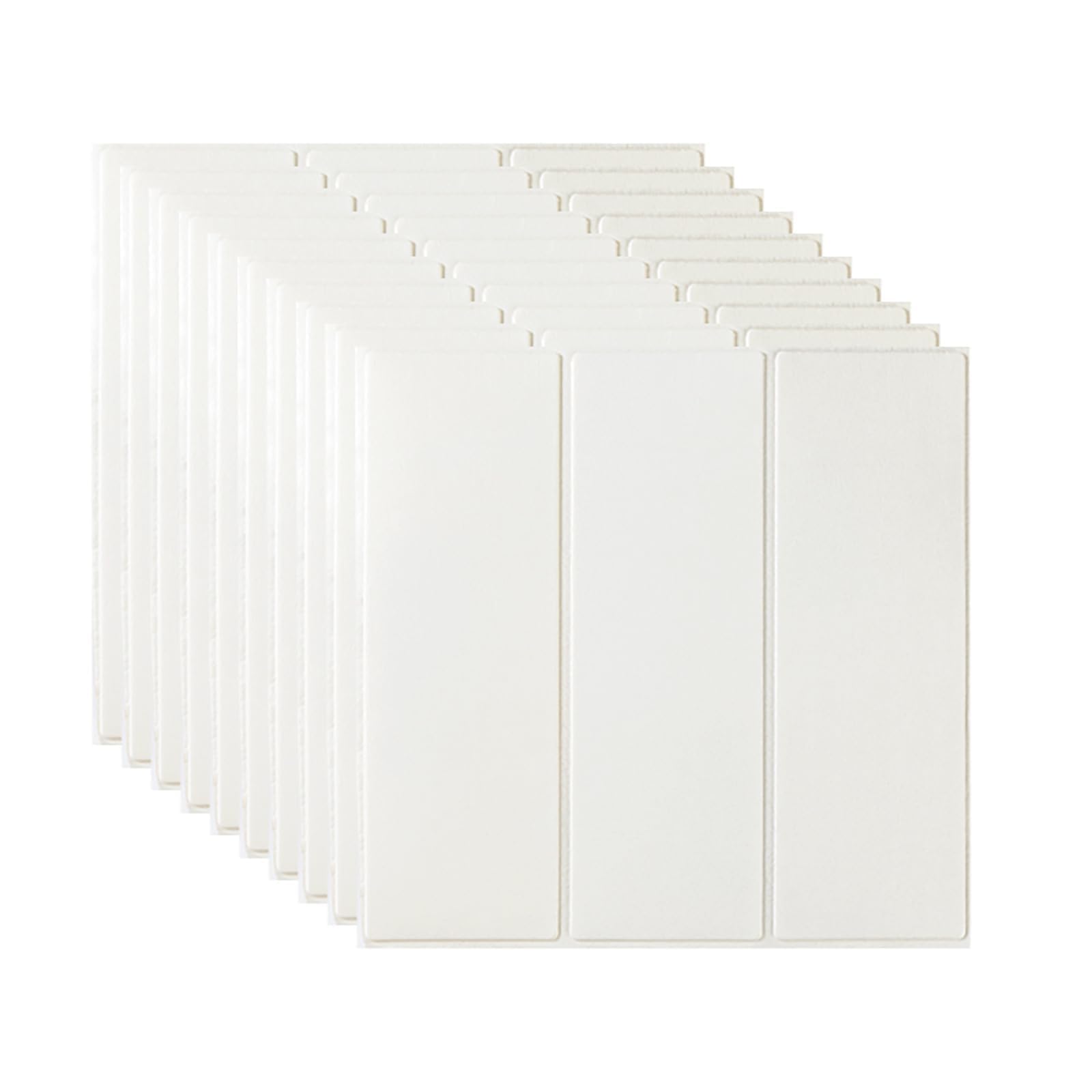Anttyscar 3D Panels Wallpaper Wall Stickers - Self-Adhesive and Waterproof Foam Panels, Easy to Install Peel and Stick Design for Home Decor, White, 30-Pack 35x35cm
