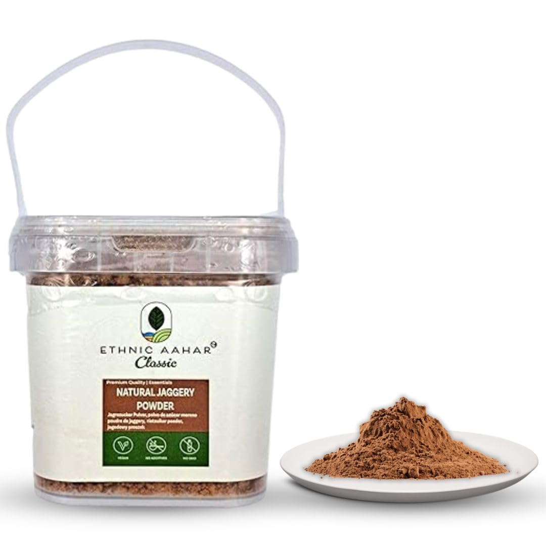 Ethnic Aahar Natural Jaggery (Pulver, 450 g)