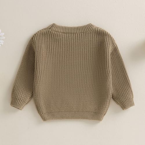 Toddler Knit Sweater Pullover Blouse Pumpkin Sweater Baby Girl Boy Winter Fall Clothes2