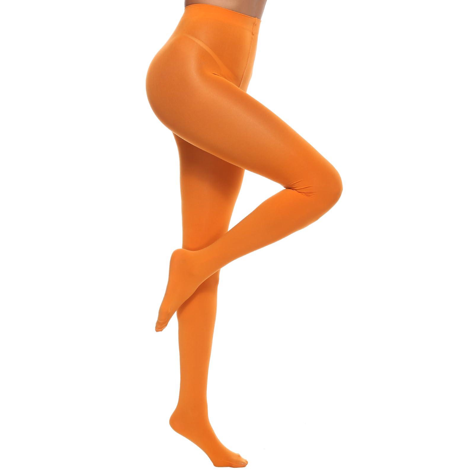 YilanmyWomen's Coloured Tights 70 Denier Soft Opaque Tights Solid Color Footed Pantyhose