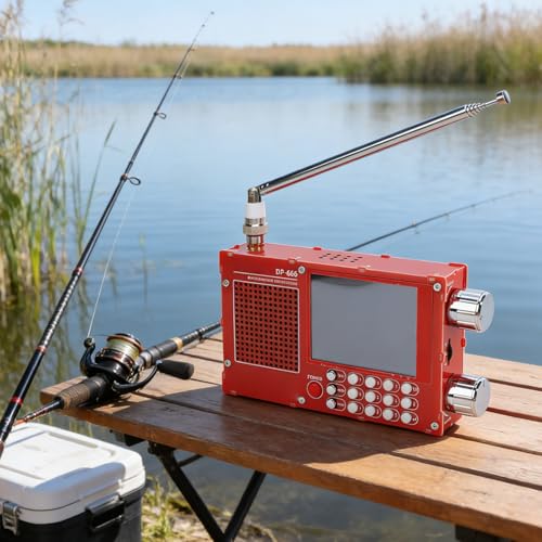 Radio portátil digital AM FM SW LW con batería 5000mAh miniatura 6