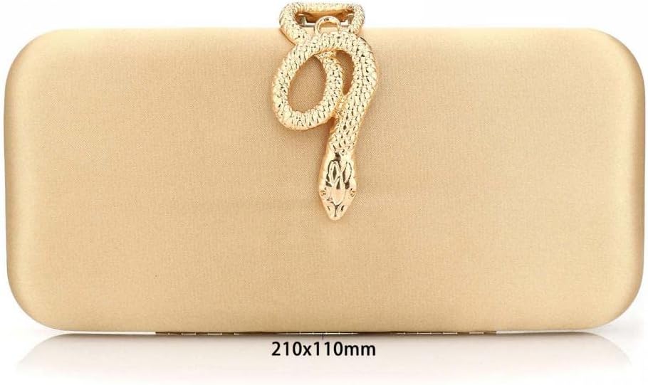 Gets Multicolor Snakeskin Purse for Women Box Evening Bag Green Snakeskin Clutch Handbag Party Wedding