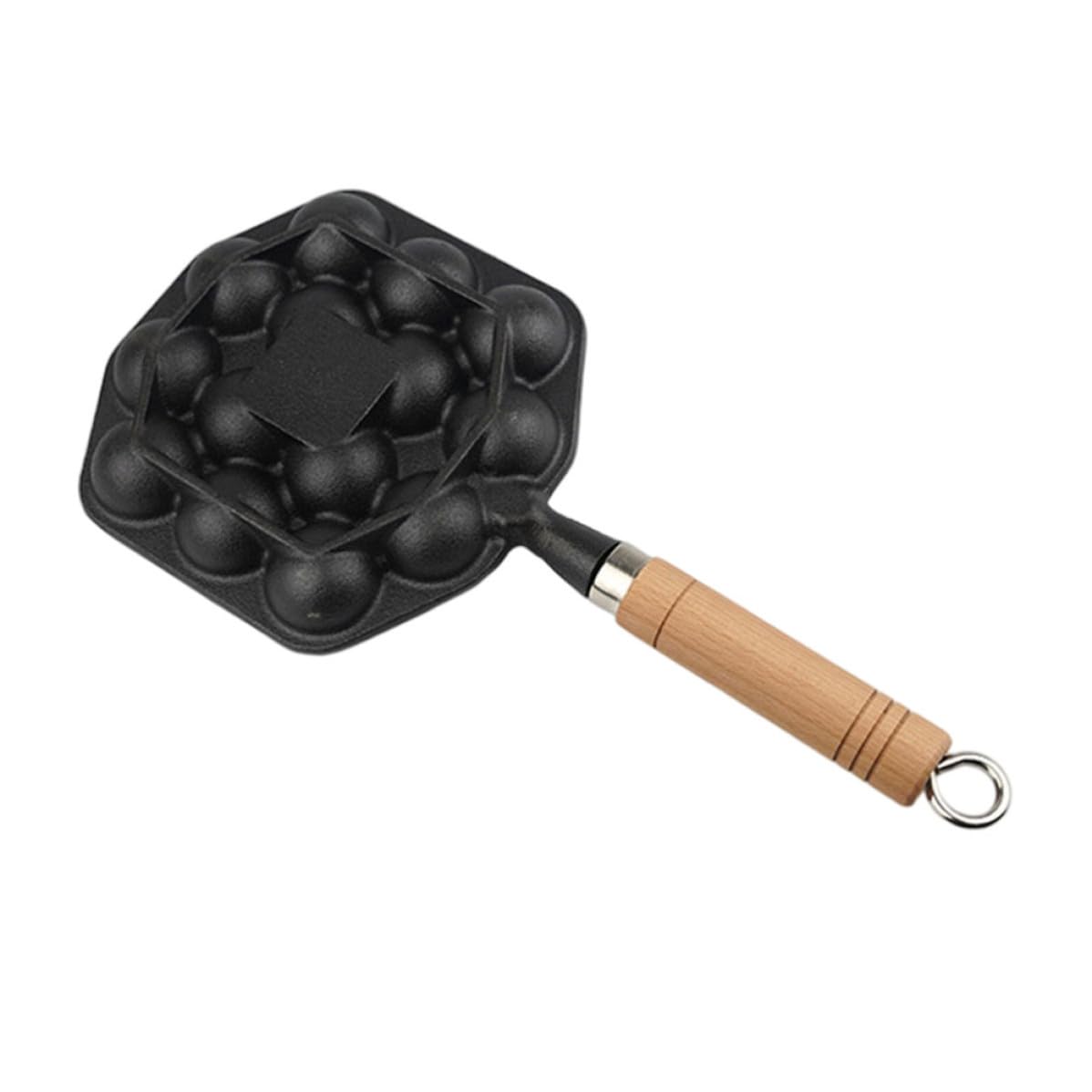 Poêle en fonte 14 trous cuisson boulettes et escargots cuisine