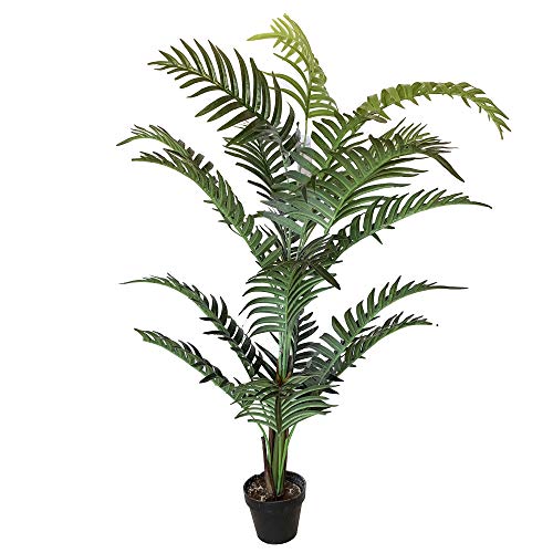 Wellhome Areca Artificial de 105 cm de Altura con Maceta