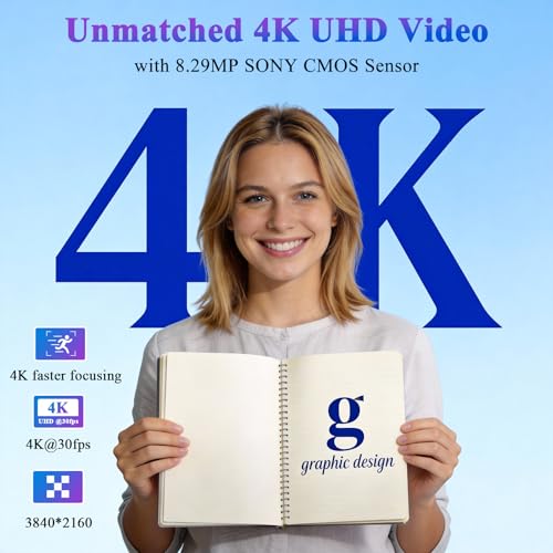 Image of PTZ Camera 4K with 20X Optical Zoom, 4K NDI PTZ Camera with AI Auto Tracking(Gen3),Live Streaming for Church Worship,USB3.0 PoE HDMI IP Work with Vmix,OBS,YouTube,Zoom(NDI License Included)