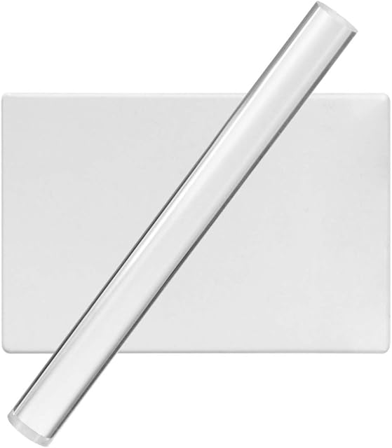 Milisten Clay Roller Acrylic Clay Sheet Board Clay Modelling Tools for DIY Shaping Sculpting Crafting